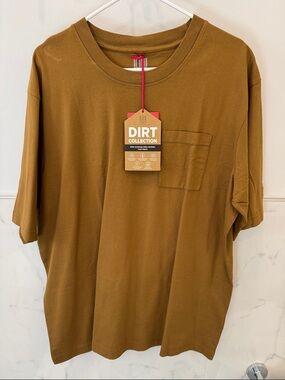 Topo Designs Men's XL Short Sleeve Pocket Tee - Brown
